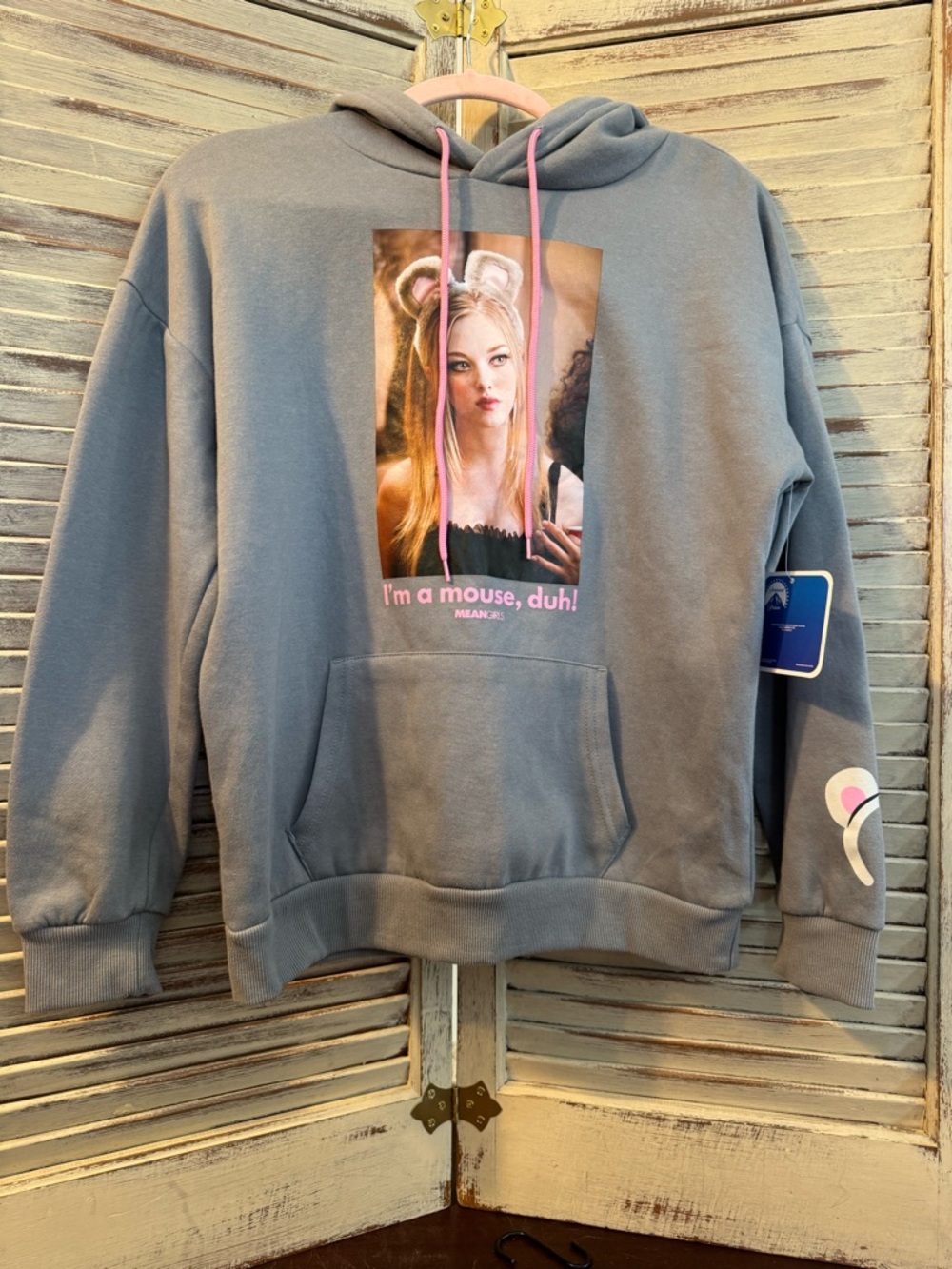 Mean Girls Im a Mouse Duh Hoodie XS NWT Paramount